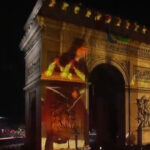 Gojira's Epic Olympic Games Performance Was Recently Projected On The Arc De Triomphe in Paris, France For A Live Celebration