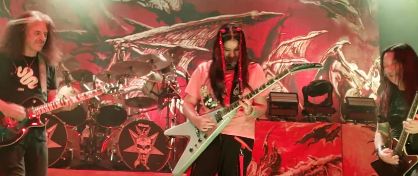 Watch 'America's Got Talent' Contestant Maya Neelakantan Join Testament Onstage In Las Vegas