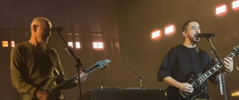 Watch Helmet's Page Hamilton Join Linkin Park Onstage For The Live Debut Of "All For Nothing"