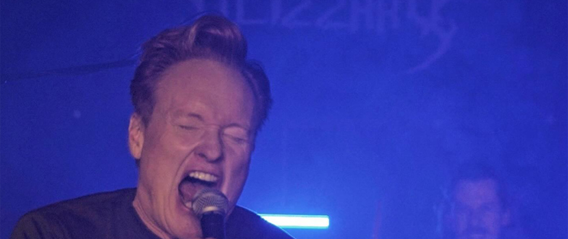 Conan O'Brien Has Just Tried His Hand At Singing For A Metal Band, Video Available (Updated)