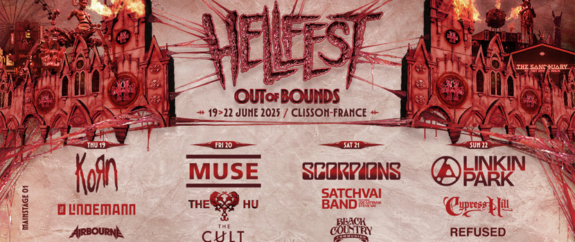 Korn, Muse, Scorpions & Linkin Park To Headline 2025 'Hellfest Open Air'