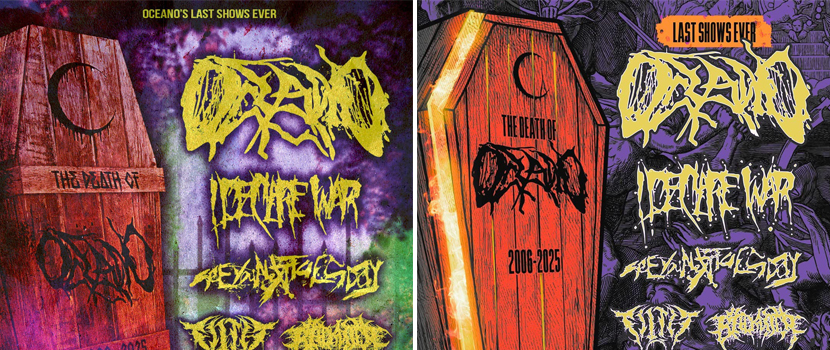 Artist Accuses Oceano Of Ripping Off His Design For Their Tour Admat
