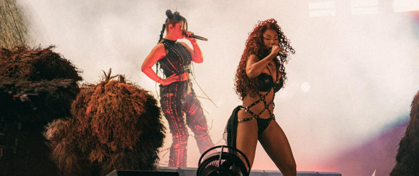 Watch Spiritbox's Courtney LaPlante Join Megan Thee Stallion Onstage At 2025 'Coachella' Festival