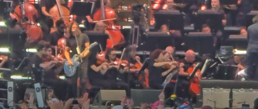 Dave Grohl Covered Two Foo Fighters Tracks With The Los Angeles Philharmonic Orchestra At This Weekend's 'Coachella' Festival