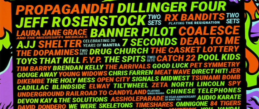 Coalesce, Shelter (Performing "Mantra"), Drug Church, Gouge Away, Etc. Booked For 2025 Edition Of 'The Fest'