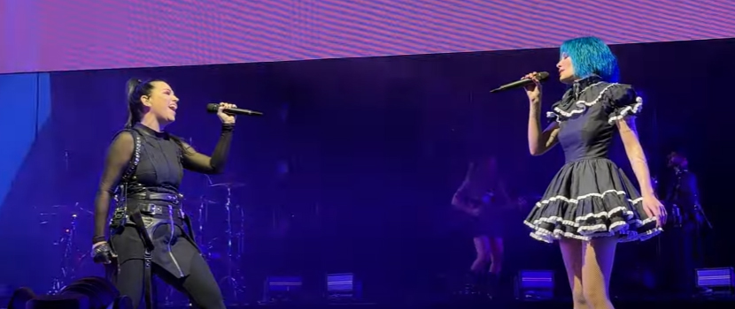 Evanescence's Amy Lee Joined Halsey Last Night In Los Angeles For The Live Debut Of "Hand That Feeds"
