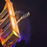 Coheed And Cambria's Claudio Sanchez Showed Off His Stepladder Guitar Technique Last Night In Grand Rapids, MI