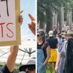 Evanescence's Amy Lee & Rage Against The Machine's Tom Morello Spotted At Last Weekend's 'No Kings' Protests