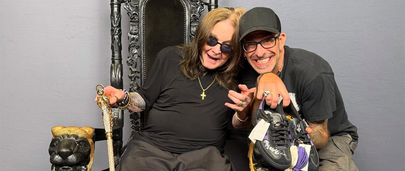 Lamb Of God's Randy Blythe Intends To Auction Off His Autographed Custom Ozzy Osbourne Adidas Shoes To Further Benefit Osbourne's Preferred Charities
