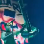 Ronnie Radke Threw Inflatable Mic Stands At The Audience At Last Weekend's 'Vans Warped Tour' Stop In Long Beach, Mocking His Infamous 2012 Arrest