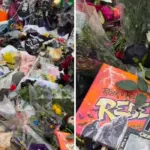 Flowers Left In Tribute To Ozzy Osbourne At Black Sabbath Bridge To Be Scattered Near His Grave