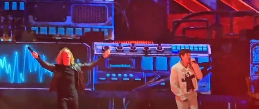 Watch Bring Me The Horizon Play "A BulleT W/ My NamE On" With Underoath's Spencer Chamberlain Live For The First Time