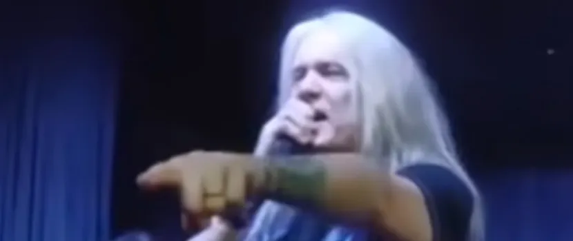 Watch Sebastian Bach Go Off On A Female Fan For Apparently Being Disrespectful At A Recent Las Vegas Show