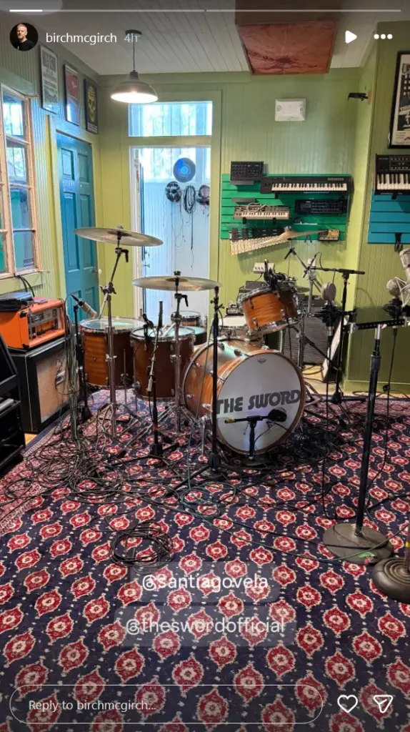 The Sword's Bryan Richie On Instagram