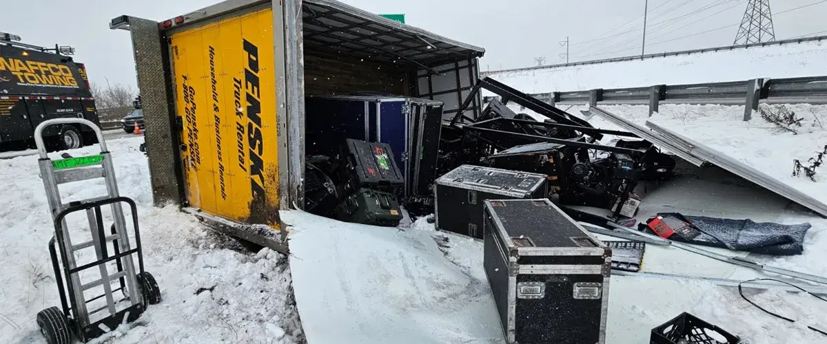 Memphis May Fire's Stage Production Equipment Damaged In Accident, Driver Extracted From Wreckage By Emergency Services