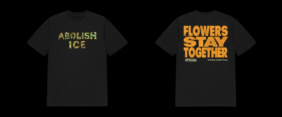 The Devil Wears Prada & Dying Wish Release Anti-ICE Benefit Shirt: "Together We Can Protect Our Neighbors"