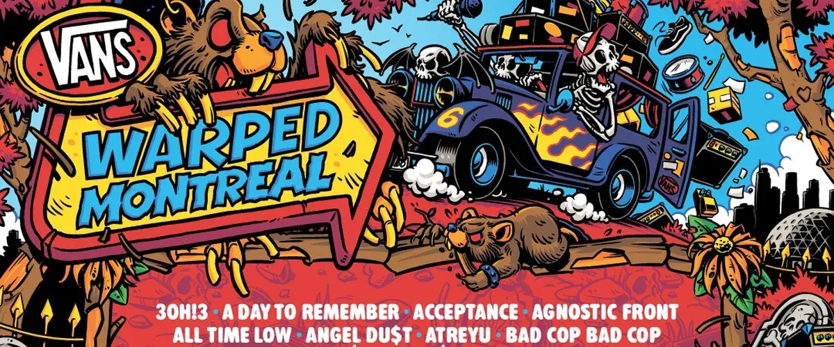 Full Lineup Revealed For 2026 'Vans Warped Tour' Montreal Dates