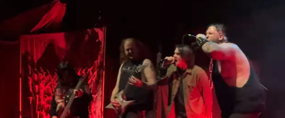 Watch My Chemical Romance's Gerard Way Join Death Metal Outfit Frozen Soul Onstage In Los Angeles
