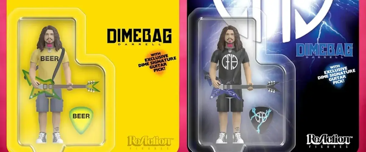 Wave 2 Of Dimebag Darrell Abbott's ReAction Figures Are Now Available