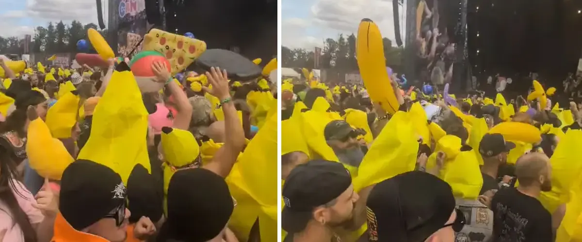 Party Cannon's 2026 'Bloodstock Open Air' Set Was Attended By A Whole Bunch Of Banana People