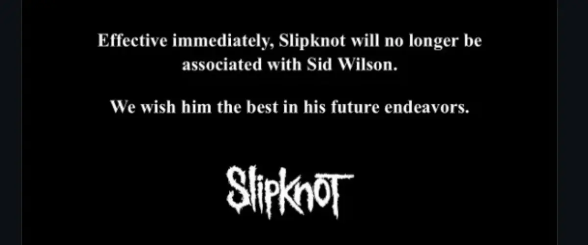 Slipknot Briefly Confirmed The Firing Of Sid Wilson Today In A Since-Deleted Post