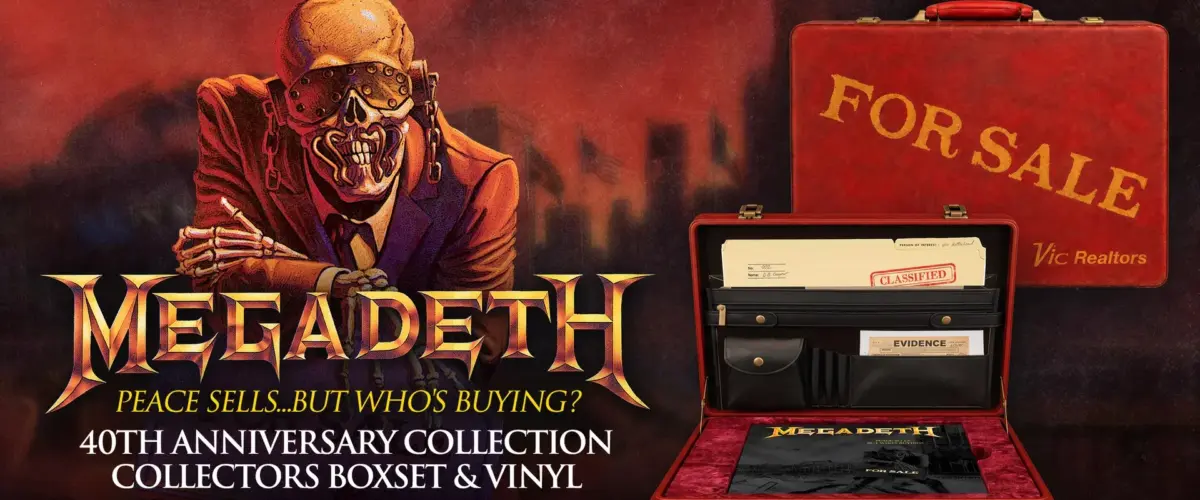 Megadeth Launch Expansive "Peace Sells... But Who's Buying" 40th Anniversary Briefcase Set