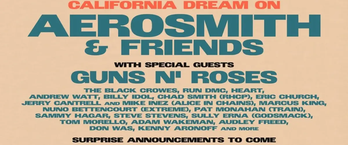 Guns N' Roses & Members Of Alice In Chains, Rage Against The Machine, Godsmack, Etc. Set For Aerosmith's Comeback Shows
