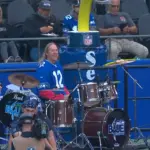 Tool's Danny Carey & The Cult's John Tempesta Jammed With A Drumline At Last Night's Seakhawks Vs. Chiefs Game