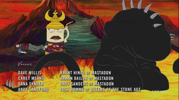 Queens Of The Stone Age & Mastodon On "Aqua Something You Know Whatever" Queens Of The Stone Age & Mastodon On "Aqua Something You Know Whatever"