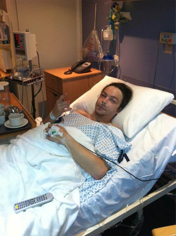 Bullet For My Valentine's Michael Paget Post Back-Surgery Bullet For My Valentine's Michael Paget Post Back-Surgery