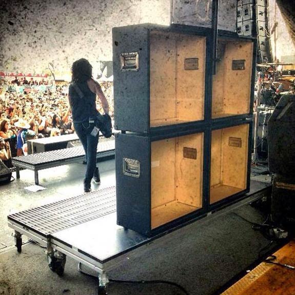 Black Veil Brides' Amps At 2013 Vans Warped Tour