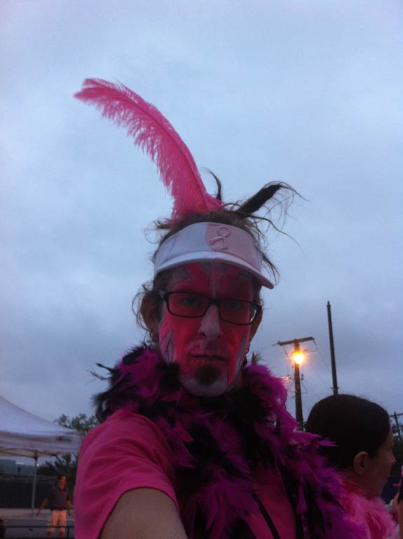 Lamb Of God's Randy Blythe In Hot Pink Corpsepaint