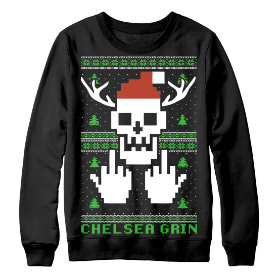 Chelsea Grin's Ugly Christmas Sweater