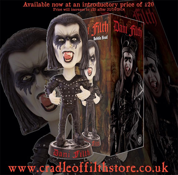 Cradle Of Filth's Dani Filth Bobblehead