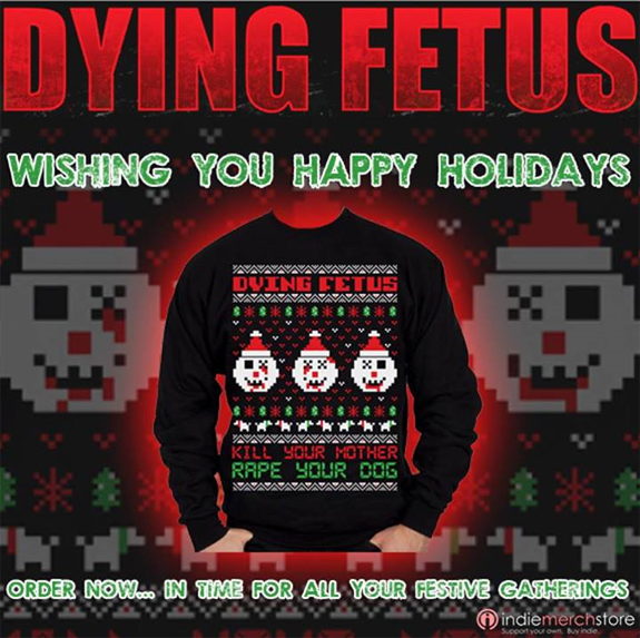 Dying Fetus' Ugly Christmas Sweater