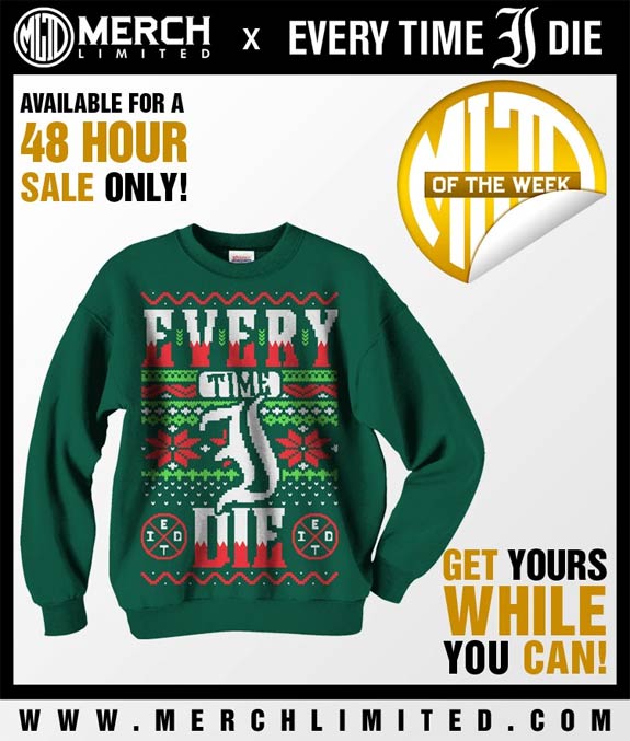Every Time I Die's Ugly Christmas Sweater