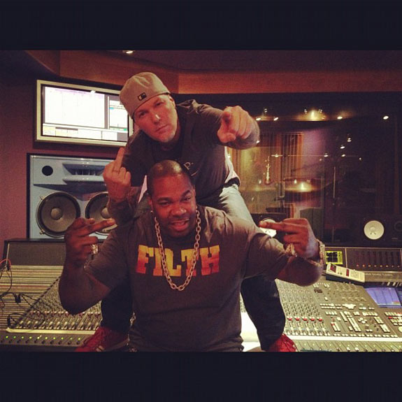 Fred Durst & Busta Rhymes In The Studio