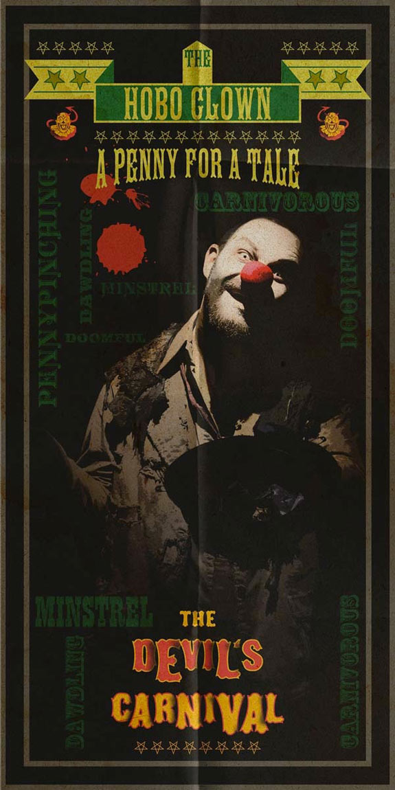 Ivan Moody As The Hobo Clown Ivan Moody As The Hobo Clown