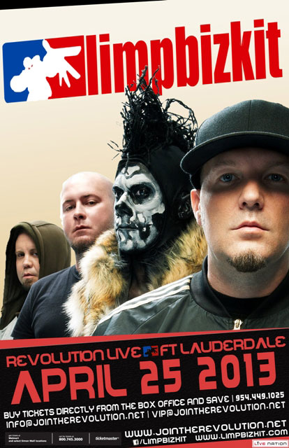 Limp Bizkit's Spring 2013 Tour Admat