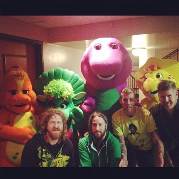 Mastodon With Barney And Friends
