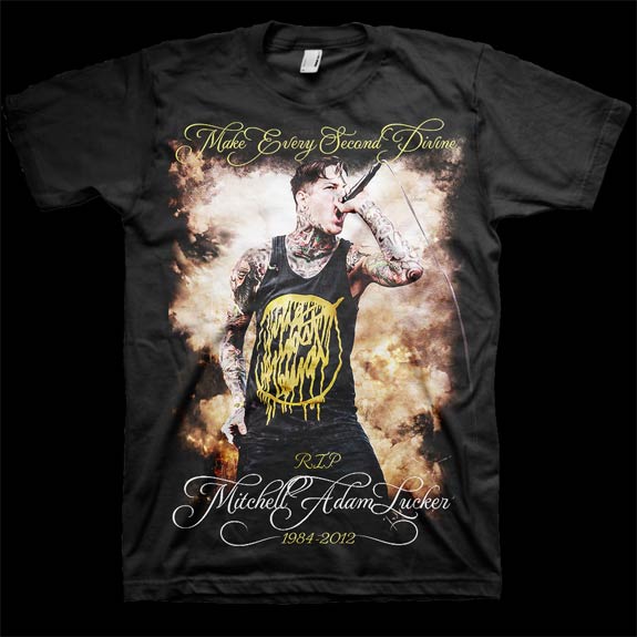 Suicide Silence's Mitch Lucker Benefit Shirt