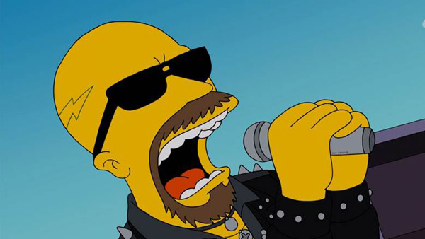 Judas Priest's Rob Halford On The Simpsons