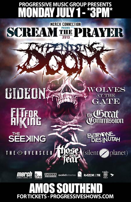 2013 Scream The Prayer Tour