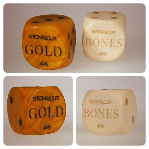 Stone Sour's Gold & Bone Dice