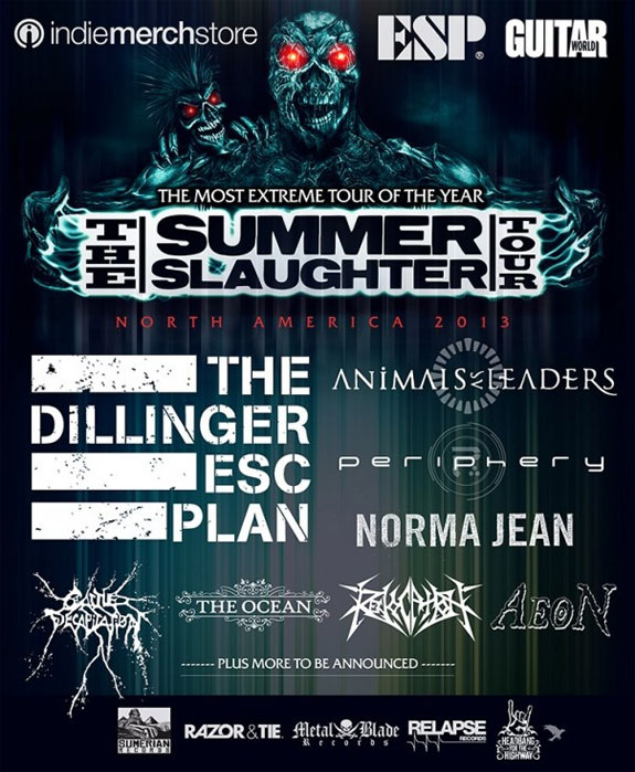 2013 Summer Slaughter Tour Admat