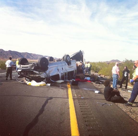 The Acacia Strain's Van Accident