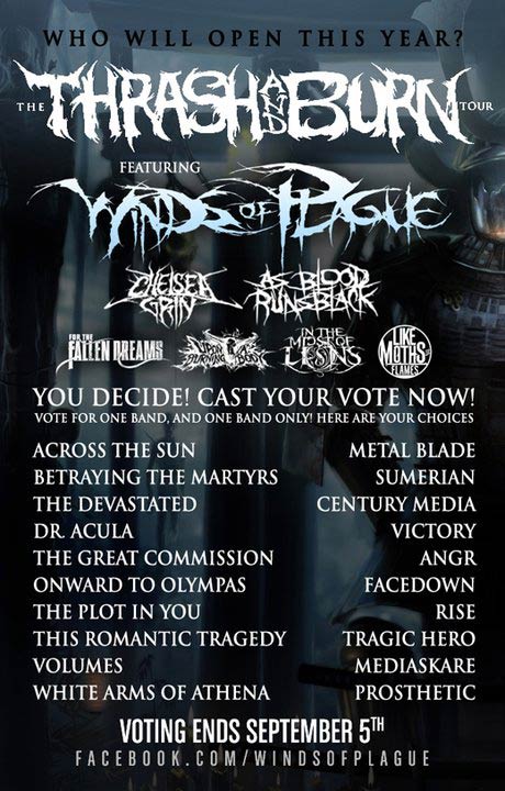 2011 Thrash And Burn Tour