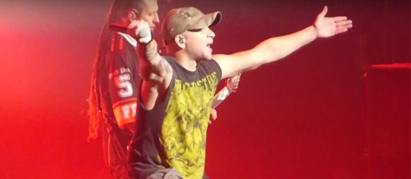 Phil Labonte With Five Finger Death Punch