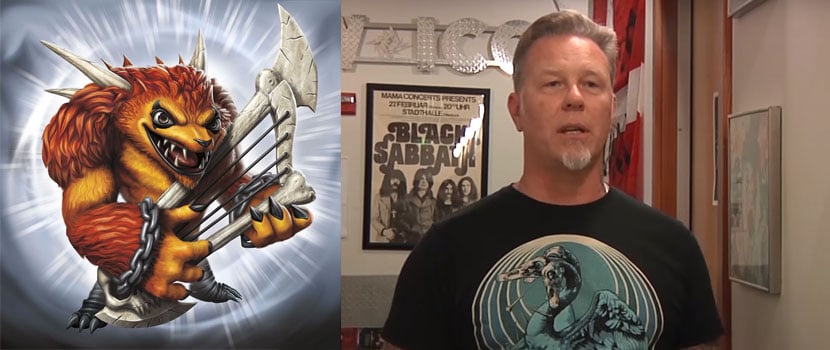 Metallica's James Hetfield & Skylanders' Wolfgang