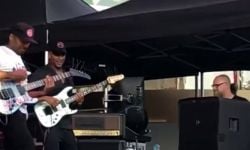 Prophets Of Rage's Tom Morello With Fan